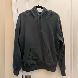 J. Crew Garment Dyed Waffle-Lined Pullover Hoodie